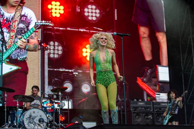 Amyl and The Sniffers live at Oyafestivalen 2026 Oslo, Norway. 12th, August 2026. The Australian punk band Amyl and The Sniffers performs a live concert during the Norwegian music festival Oyafestivalen 2026 in Oslo. Here vocalist Amy Taylor is seen live on stage. Norway, Oslo  Copyright: xGonzalesxPhoto Per-OttoxOppix