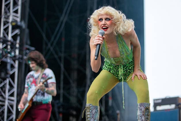 Amyl and The Sniffers live at Oyafestivalen 2026 Oslo, Norway. 12th, August 2026. The Australian punk band Amyl and The Sniffers performs a live concert during the Norwegian music festival Oyafestivalen 2026 in Oslo. Here vocalist Amy Taylor is seen live on stage. Norway, Oslo  Copyright: xGonzalesxPhoto Per-OttoxOppix