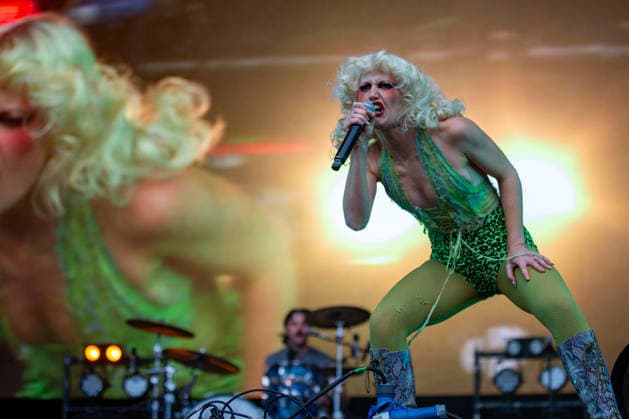 Amyl and The Sniffers live at Oyafestivalen 2026 Oslo, Norway. 12th, August 2026. The Australian punk band Amyl and The Sniffers performs a live concert during the Norwegian music festival Oyafestivalen 2026 in Oslo. Here vocalist Amy Taylor is seen live on stage. Norway, Oslo  Copyright: xGonzalesxPhoto Per-OttoxOppix