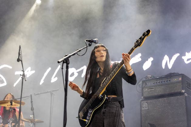 Sailor Honeymoon live at Oyafestivalen 2026 Oslo, Norway. 12th, August 2026. The South Korean punk rock band Sailor Honeymoon performs a live concert during the Norwegian music festival Oyafestivalen 2026 in Oslo. Here singer and bass player Kim Yerim is seen live on stage. Norway, Oslo  Copyright: xGonzalesxPhoto Per-OttoxOppix