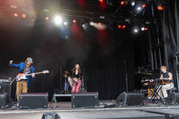 Fuzzycat Organ Quartet live at Oyafestivalen 2026 Oslo, Norway. 12th, August 2026. The Norwegian band Fuzzycat Organ Quartet performs a live concert during the Norwegian music festival Oyafestivalen 2026 in Oslo. Here vocalist Synne Hellebo is seen live on stage. Norway, Oslo  Copyright: xGonzalesxPhoto Per-OttoxOppix