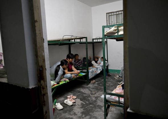 (260813) -- LUOHE, Aug. 13, 2026 -- Evacuated residents rest at a temporary shelter in Beiwudu Town of Wuyang County, Luohe, central China s Henan Province, Aug. 13, 2026. Thousands of people have been evacuated in central China s Henan Province after days of torrential rain swelled rivers and triggered a levee breach, local authorities said Thursday. In Luohe City, more than 4,500 people from 10 villages were evacuated amid rising concerns over potential river flooding. From Monday afternoon to Wednesday afternoon, the city recorded an average rainfall of 270.1 millimeters, with a peak of 434.2 millimeters, prompting authorities to activate the highest-level flood control emergency response. ) CHINA-HENAN-LUOHE-TYPHOON DOLPHIN-DISASTE 
