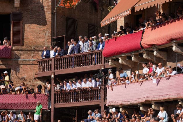 August 13, 2026, Siena, Toscana, ITALIA: Siena, Piazza del Campo Ã¢â‚¬ August 13, 2026. The *Tratta* took place this morning; it is one of the key moments of the Palio, during which the selected horses are assigned by lot to the ten *Contrade* participating in the race on August 16. Siena ITALIA - ZUMAs236 20260813_aap_s236_036 Copyright: xFabioxSassox