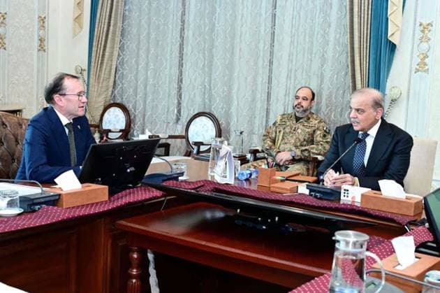 August 13, 2026, Pakistan: Prime Minister Muhammad Shehbaz Sharif Meets Norwegian Foreign Minister Espen Barth Eide in Islamabad Pakistan  - ZUMAas3_ 20260813_zaf_as3_029 Copyright: xPPIx