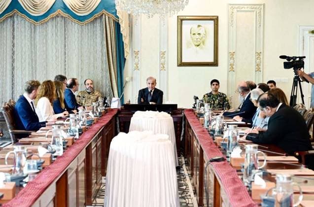 August 13, 2026, Pakistan: Prime Minister Muhammad Shehbaz Sharif Meets Norwegian Foreign Minister Espen Barth Eide in Islamabad Pakistan  - ZUMAas3_ 20260813_zaf_as3_030 Copyright: xPPIx