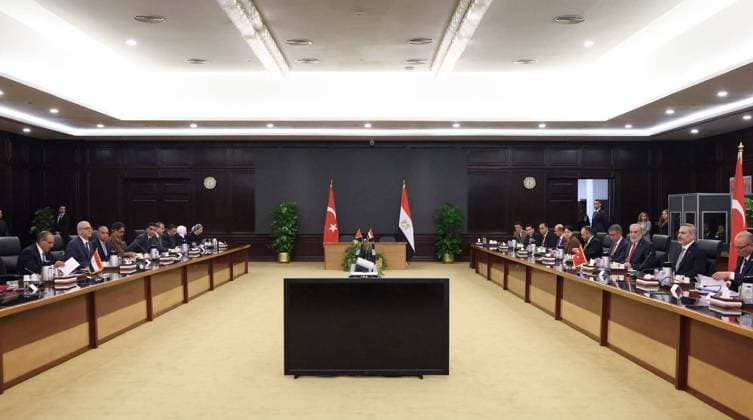 Turkiye-Egypt Joint Planning Group holds second meeting in El Alamein EL ALAMEIN, EGYPT - AUGUST 13: (----EDITORIAL USE ONLY MANDATORY CREDIT - TURKISH FOREIGN MINISTRY HANDOUT - NO MARKETING NO ADVERTISING CAMPAIGNS - DISTRIBUTED AS A SERVICE TO CLIENTS----) Turkish Foreign Minister Hakan Fidan and Egyptian Foreign Minister Badr Abdelatty co-chair the second meeting of the Turkiye-Egypt Joint Planning Group in El Alamein, Egypt on August 13, 2026. Turkish Foreign Ministry Handout Anadolu El Alamein Egypt. Editorial use only. Please get in touch for any other usage.  Copyright: x2026xAnadoluxTurkishxForeignxMinistryx xHandoutx