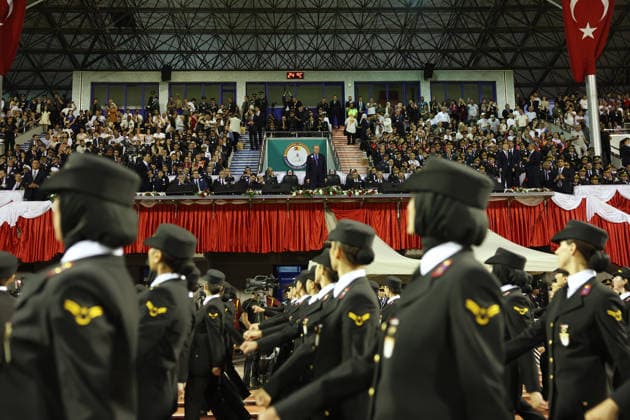 Turkish President Recep Tayyip Erdogan ANKARA, TURKIYE - AUGUST 13: (----EDITORIAL USE ONLY - MANDATORY CREDIT - TURKISH PRESIDENCY MURAT KULA HANDOUT - NO MARKETING NO ADVERTISING CAMPAIGNS - DISTRIBUTED AS A SERVICE TO CLIENTS----) Turkish President Recep Tayyip Erdogan attends Gendarmerie and Coast Guard Academy Graduation Ceremony at Gendarmerie and Coast Guard Academy in Beytepe district of Ankara, Turkiye on August 13, 2026. TUR Presidency Murat Kula Handout Anadolu Ankara Turkey. Editorial use only. Please get in touch for any other usage.  Copyright: x2026xAnadoluxTURxPresidencyx xMuratxKulax xHandoutx