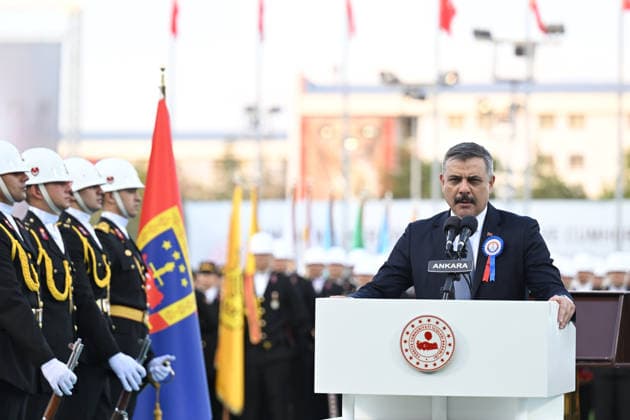Turkish President Recep Tayyip Erdogan ANKARA, TURKIYE - AUGUST 13: Turkish Interior Minister Mustafa Ciftci delivers a speech as he attends Gendarmerie and Coast Guard Academy Graduation Ceremony at Gendarmerie and Coast Guard Academy in Beytepe district of Ankara, Turkiye on August 13, 2026. Mehmet Ali Ozcan Anadolu Ankara Turkey. Editorial use only. Please get in touch for any other usage.  Copyright: x2026xAnadoluxMehmetxAlixOzcanx