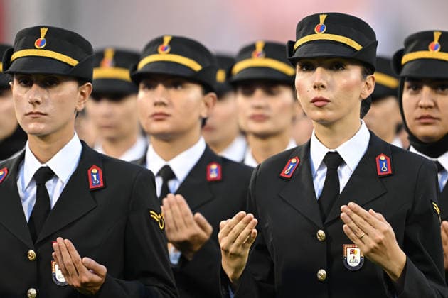 Turkish Gendarmerie and Coast Guard Academy Graduation Ceremony in Ankara ANKARA, TURKIYE - AUGUST 13: A view from Gendarmerie and Coast Guard Academy Graduation Ceremony at Gendarmerie and Coast Guard Academy in Beytepe district of Ankara, Turkiye on August 13, 2026. Mehmet Ali Ozcan Anadolu Ankara Turkey. Editorial use only. Please get in touch for any other usage.  Copyright: x2026xAnadoluxMehmetxAlixOzcanx