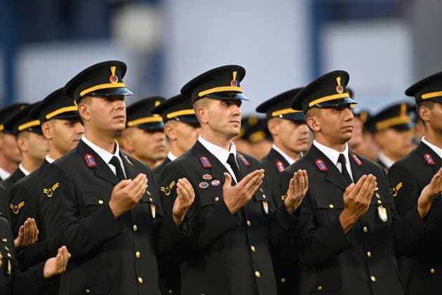 Turkish Gendarmerie and Coast Guard Academy Graduation Ceremony in Ankara ANKARA, TURKIYE - AUGUST 13: A view from Gendarmerie and Coast Guard Academy Graduation Ceremony at Gendarmerie and Coast Guard Academy in Beytepe district of Ankara, Turkiye on August 13, 2026. Mehmet Ali Ozcan Anadolu Ankara Turkey. Editorial use only. Please get in touch for any other usage.  Copyright: x2026xAnadoluxMehmetxAlixOzcanx