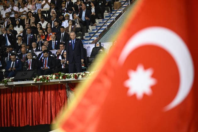 Turkish Gendarmerie and Coast Guard Academy Graduation Ceremony in Ankara ANKARA, TURKIYE - AUGUST 13: A view from Gendarmerie and Coast Guard Academy Graduation Ceremony at Gendarmerie and Coast Guard Academy in Beytepe district of Ankara, Turkiye on August 13, 2026. Mehmet Ali Ozcan Anadolu Ankara Turkey. Editorial use only. Please get in touch for any other usage.  Copyright: x2026xAnadoluxMehmetxAlixOzcanx