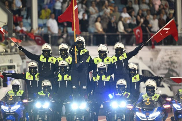Turkish Gendarmerie and Coast Guard Academy Graduation Ceremony in Ankara ANKARA, TURKIYE - AUGUST 13: A view from Gendarmerie and Coast Guard Academy Graduation Ceremony at Gendarmerie and Coast Guard Academy in Beytepe district of Ankara, Turkiye on August 13, 2026. Mehmet Ali Ozcan Anadolu Ankara Turkey. Editorial use only. Please get in touch for any other usage.  Copyright: x2026xAnadoluxMehmetxAlixOzcanx