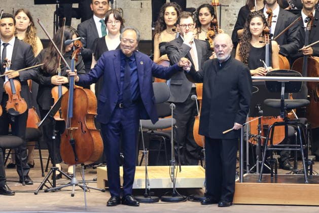 13.08.2026, West-Eastern Divan Orchestra, Dirigent Daniel Barenboim & Yo-Yo Ma, Berlin, Waldbühne, Berlin *** August 13, 2026, West-Eastern Divan Orchestra, conducted by Daniel Barenboim and Yo-Yo Ma, Berlin, Waldbühne, Berlin