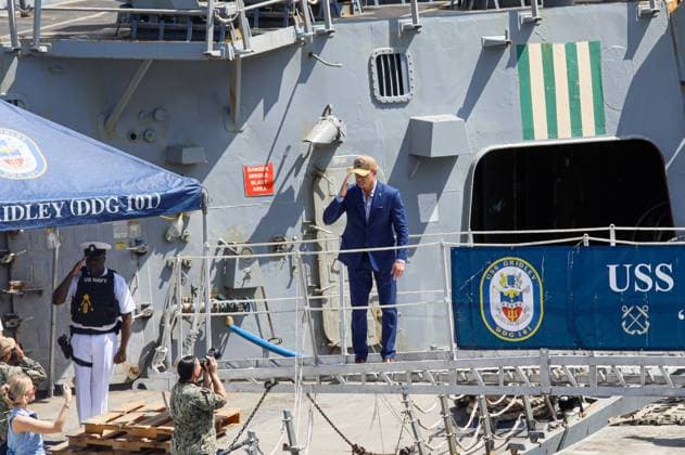 US and Panamanian forces conduct joint maritime operations during PANAMAX 2026 exercise PANAMA CITY, PANAMA - AUGUST 13: US Secretary of Defense Pete Hegseth is seen during the PANAMAX 2026 joint security exercise in Panama on August 13, 2026. Held live and in the field for the first time since 2012, the 11-day multinational exercise brought together forces from the U.S., Panama, and 17 partner nations to conduct maritime drills, air assault missions, cyber defense, and special operations training aimed at protecting the Panama Canal and countering regional security threats. Daniel Gonzalez Anadolu Panama City Panama. Editorial use only. Please get in touch for any other usage.  Copyright: x2026xAnadoluxDanielxGonzalezx