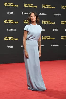 IPA87456432 - Locarno, Switzerland Locarno Film Festival 2026 Asia Argento on the red carpet In the photo: Asia Argento wearing a Jil Sander dress  Copyright: xNickxZonnaxxcopyrightx x xNickxZonnax 87456432