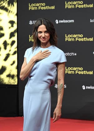 IPA87456463 - Locarno, Switzerland Locarno Film Festival 2026 Asia Argento on the red carpet In the photo: Asia Argento wearing a Jil Sander dress  Copyright: xNickxZonnaxxcopyrightx x xNickxZonnax 87456463