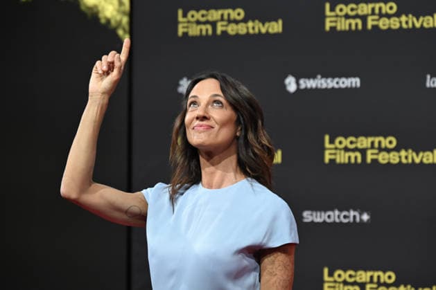 IPA87456466 - Locarno, Switzerland Locarno Film Festival 2026 Asia Argento on the red carpet In the photo: Asia Argento wearing a Jil Sander dress  Copyright: xNickxZonnaxxcopyrightx x xNickxZonnax 87456466