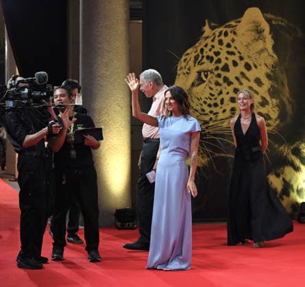 IPA87456478 - Locarno, Switzerland Locarno Film Festival 2026 Asia Argento on the red carpet In the photo: Asia Argento wearing a Jil Sander dress  Copyright: xNickxZonnaxxcopyrightx x xNickxZonnax 87456478