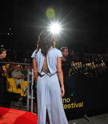IPA87456495 - Locarno, Switzerland Locarno Film Festival 2026 Asia Argento on the red carpet In the photo: Asia Argento wearing a Jil Sander dress  Copyright: xNickxZonnaxxcopyrightx x xNickxZonnax 87456495