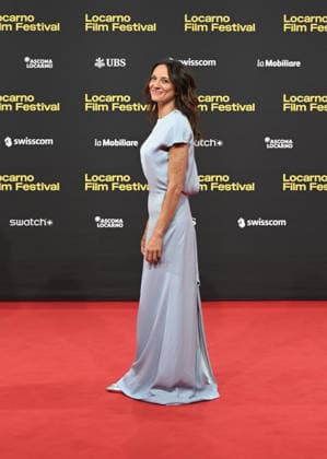 IPA87456456 - Locarno, Switzerland Locarno Film Festival 2026 Asia Argento on the red carpet In the photo: Asia Argento wearing a Jil Sander dress  Copyright: xNickxZonnaxxcopyrightx x xNickxZonnax 87456456