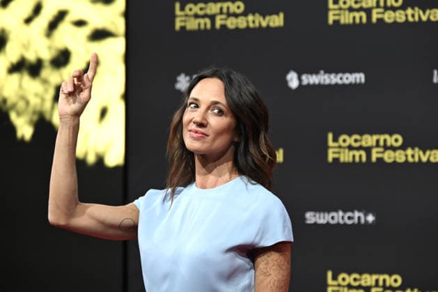 IPA87456458 - Locarno, Switzerland Locarno Film Festival 2026 Asia Argento on the red carpet In the photo: Asia Argento wearing a Jil Sander dress  Copyright: xNickxZonnaxxcopyrightx x xNickxZonnax 87456458