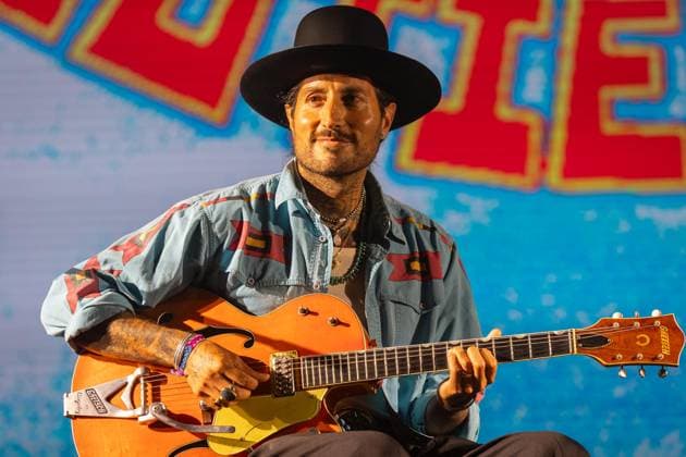August 13, 2026, Paredes De Coura, Braga, Portugal: Alejandro GutiÃ rrez, guitarist of the Swiss?Ecuadorian instrumental duo Hermanos GutiÃ rrez, performs on stage during the Vodafone Paredes de Coura. Paredes De Coura Portugal  - ZUMAs197 20260813_aaa_s197_203 Copyright: xDiogoxBaptistax