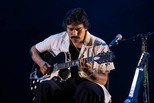 August 13, 2026, Paredes De Coura, Braga, Portugal: Estevan GutiÃ rrez, guitarist of the Swiss?Ecuadorian instrumental duo Hermanos GutiÃ rrez, performs on stage during the Vodafone Paredes de Coura. Paredes De Coura Portugal  - ZUMAs197 20260813_aaa_s197_209 Copyright: xDiogoxBaptistax