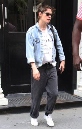 NEW YORK, NY- AUGUST 13: Kristen Stewart seen in Noho on August 13, 2026 in New York City. Copyright: xRWx