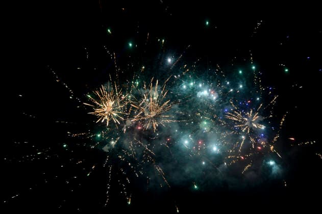 Pakistan Independence Day Celebrations Rawalpindi Multiple fireworks burst across the night sky during Independence Day celebrations in Rawalpindi, Pakistan, on August 14, 2026. Pakistan marks Independence Day on August 14, commemorating the countryis independence from British rule in 1947. Rawalpindi Punjab Pakistan Copyright: xZubairxAbbasix