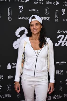 Los Angeles CA August 13: Michele Rodriquez at the 2026 HollyShorts Film Festival on August 13, 2026 Credit: Michael Mattes USA  - ZUMAa123 20260813_zaa_a123_109 Copyright: xAdMediax