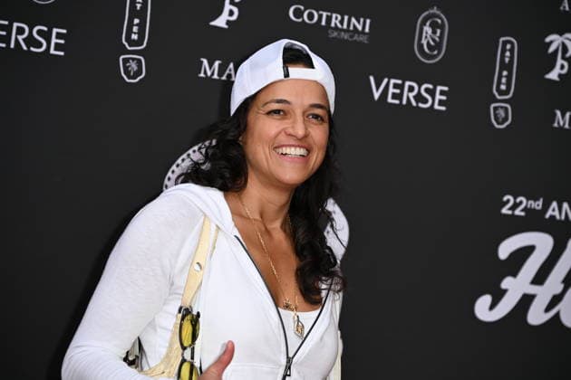 Los Angeles CA August 13: Michele Rodriquez at the 2026 HollyShorts Film Festival on August 13, 2026 Credit: Michael Mattes USA - ZUMAa123 20260813_zaa_a123_091 Copyright: xAdMediax