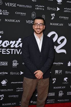 Los Angeles CA August 13: Sean Billings Almandarez at the 2026 HollyShorts Film Festival on August 13, 2026 Credit: Michael Mattes USA - ZUMAa123 20260813_zaa_a123_142 Copyright: xAdMediax