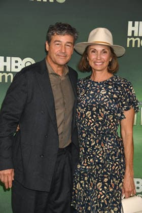 LOS ANGELES, CA - AUGUST 13: Kyle Chandler and Kathryn Chandler at HBO™s Lanterns Premiere on August 13, 2026 at Paramount Theatre in Los Angeles, California. Copyright: xJeffreyxMayerx