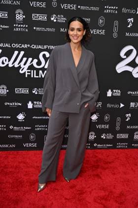 Los Angeles CA August 13: Nathalie Emmanuel at the 2026 HollyShorts Film Festival on August 13, 2026 Credit: Michael Mattes USA  - ZUMAa123 20260813_zaa_a123_333 Copyright: xAdMediax
