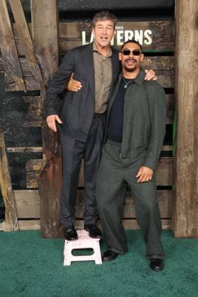 LOS ANGELES, CALIFORNIA - AUGUST 13: Kyle Chandler& Aaron Pierre at the Los Angeles Premiere of DC Studios Drama Series Lanterns r on August 13, 2026 Credit: USA  - ZUMAa123 20260813_zaa_a123_335 Copyright: xAdMediax