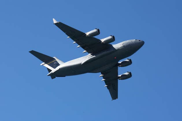 PACIFIC AIRSHOW, A C17 flies over the beach during The Pacific Airshow Gold Coast in Surfers Paradise, Queensland, Friday, August 14, 2026. ( NO ARCHIVING Surfers Paradise Queensland AUSTRALIA  Copyright: xJASONxO BRIENx 20260814128695056912