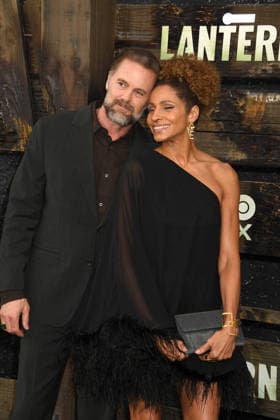 LOS ANGELES, CA - AUGUST 13: Garret Dillahunt and Michelle Hurd at HBO™s Lanterns Premiere on August 13, 2026 at Paramount Theatre in Los Angeles, California. Copyright: xJeffreyxMayerx