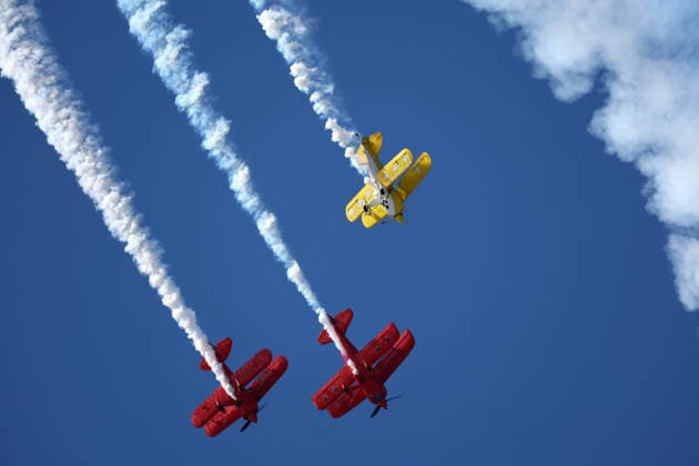 PACIFIC AIRSHOW, Screaming Diamonds perform during The Pacific Airshow Gold Coast in Surfers Paradise, Queensland, Friday, August 14, 2026. ( NO ARCHIVING Surfers Paradise Queensland AUSTRALIA  Copyright: xJASONxO BRIENx 20260814153831637407