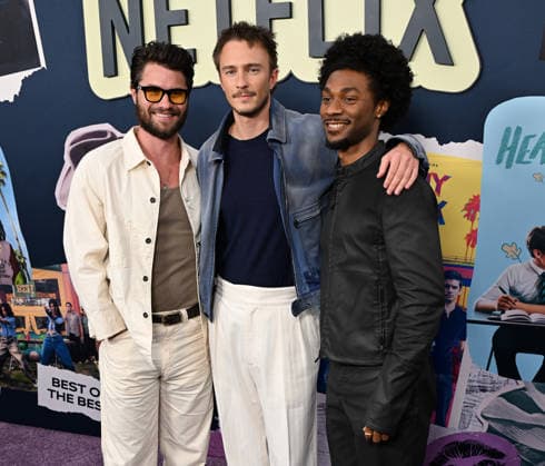 Netflix™s End of Summer Bash Chase Stokes, Drew Starkey and Jonathan Daviss arriving to Netflix™s End of Summer Bash held at LAYLA Restaurant on August 13, 2026 in Los Angeles, CA. Los Angeles LAYLA Restaurant California USA Copyright: xStarbuck xAFF-USA.COMx