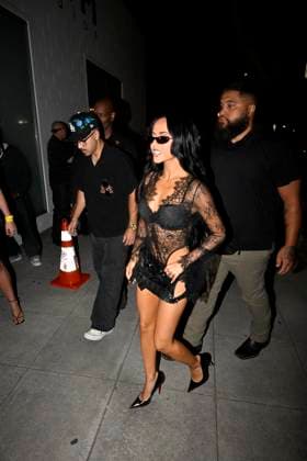 Becky G At her record release party in West Hollywood Singer Becky G at Nova studio for her album release party for BARAJA BENDITA in Los Angeles on August 13, 2026. 20 Aug 2026 Pictured: Singer Becky G at Nova studio for her album release party for BARAJA BENDITA in Los Angeles on August 13, 2026.  Copyright: xThexMegaxAgencyxtwoeyephotos MEGAx