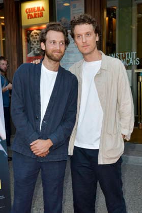 Jono Bergmann und Benji Bergmann bei der Premiere des Dokumentarfilms Noga im Cinema Paris. Berlin, 13.08.2026 *** Jono Bergmann and Benji Bergmann at the premiere of the documentary *Noga* at Cinema Paris Berlin, August 13, 2026 Foto:xM.xBehrensx xFuturexImagex noga_6831