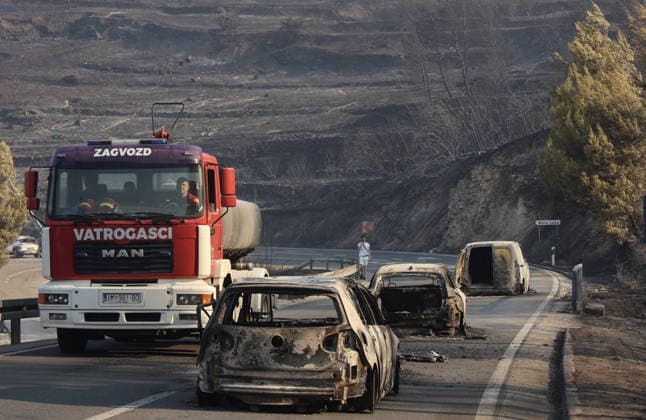 Aftermath of Wildfire Near Omis The full extent of the damage of fire near Omis, Croatia on August 14, 2026 became visible with the arrival of daylight following a devastating wildfire that swept through the Omis area yesterday and overnight.  IvoxCagalj PIXSELL