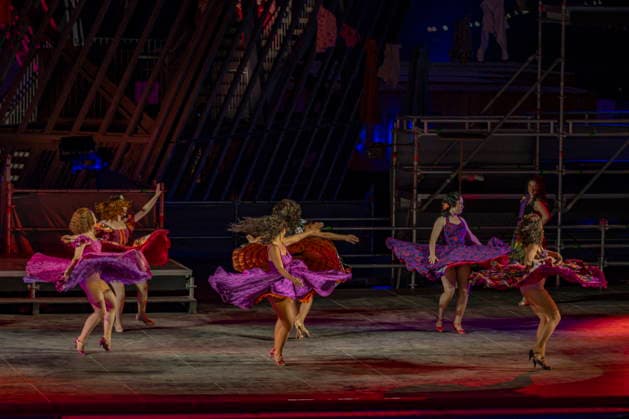 13.08.2026, Saarland, Ensdorf. Die West Side Story feiert am Donnerstagabend am Saarpolygon im Rahmen der diesjährigen Opernfestspiele mit zahlreichen Ehrengästen aus Politik, Kultur und Wirtschaft Premiere. *** August 13, 2026, Saarland, Ensdorf: *West Side Story* will premiere on Thursday evening at the Saarpolygon as part of this year’s opera festival, with numerous distinguished guests from the worlds of politics, culture, and business in attendance. bub