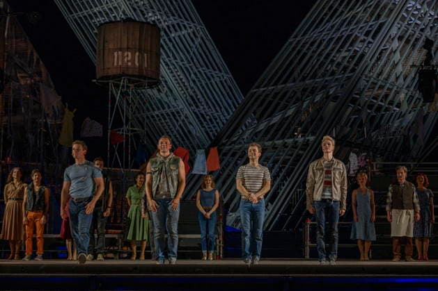 13.08.2026, Saarland, Ensdorf. Die West Side Story feiert am Donnerstagabend am Saarpolygon im Rahmen der diesjährigen Opernfestspiele mit zahlreichen Ehrengästen aus Politik, Kultur und Wirtschaft Premiere. *** August 13, 2026, Saarland, Ensdorf: *West Side Story* will premiere on Thursday evening at the Saarpolygon as part of this year’s opera festival, with numerous distinguished guests from the worlds of politics, culture, and business in attendance. bub