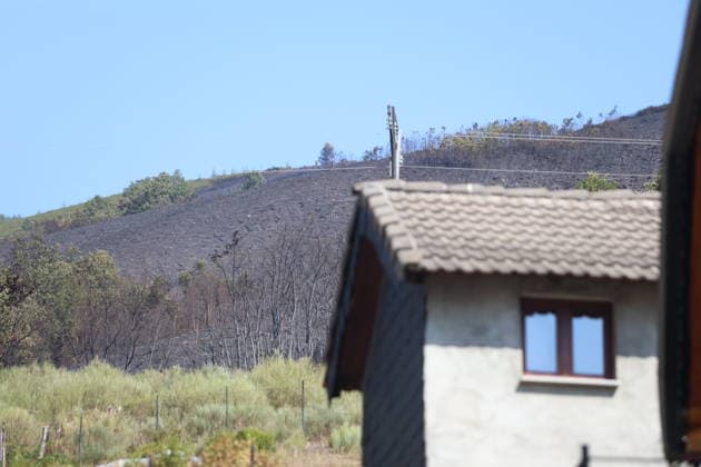 The fire in Caboalles de Abajo, León, has been stabilized and downgraded to level zero. Forest land burned by a wildfire, as of August 14, 2026, in Caboalles de Abajo, León, Castile and León, Spain. The fire in this town has been stabilized and downgraded to level zero after a night of intense work to combat the flames. Firefighting crews managed to contain the fire front and secure the perimeter, which now stands at 90%. AUGUST 14, 2026 FOREST FIRE Caboalles de Abajo, León, Castile Caboalles de Abajo, León, Castile, Spain  Copyright: xFernandoxOterox 7713985