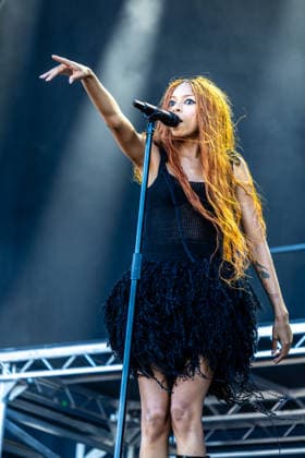 Ravyn Lenae live at Syd For Solen 2026 Copenhagen, Denmark. 13th, August 2026. The American singer and songwriter Ravyn Lenae performs a live concert during the Danish music festival Syd For Solen 2026 in Copenhagen. Denmark, Copenhagen  Copyright: xGonzalesxPhoto ErlingxBrodersenx