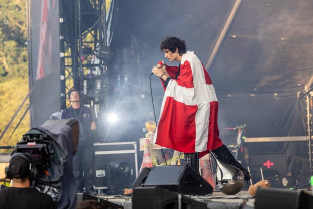 Sombr live at Syd For Solen 2026 Copenhagen, Denmark. 13th, August 2026. The American singer and songwriter Sombr performs a live concert during the Danish music festival Syd For Solen 2026 in Copenhagen. Denmark, Copenhagen  Copyright: xGonzalesxPhoto ErlingxBrodersenx