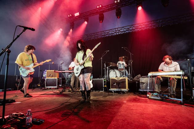 Wednesday live at Syd For Solen 2026 Copenhagen, Denmark. 13th, August 2026. The American rock band Wednesday performs a live concert during the Danish music festival Syd For Solen 2026 in Copenhagen. Here vocalist and musician Karly Hartzman is seen live on stage with the other band members. Denmark, Copenhagen  Copyright: xGonzalesxPhoto ErlingxBrodersenx