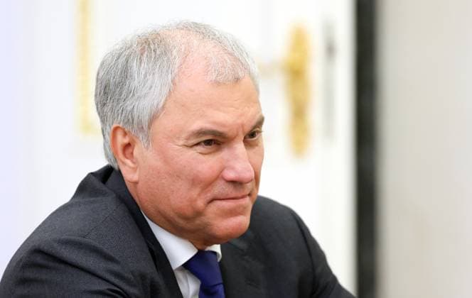Russia Putin Security Council 9221901 14.08.2026 Russian State Duma Speaker Vyacheslav Volodin attends a meeting of President Vladimir Putin with members of the Security Council at the Kremlin in Moscow, Russia. Alexander Kazakov Sputnik Moscow Russia  Copyright: xAlexanderxKazakovx