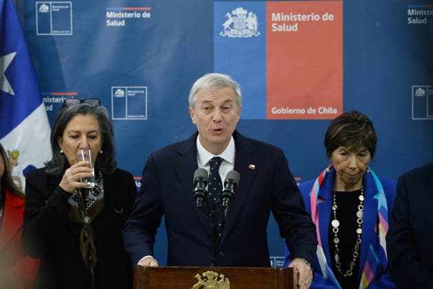 Santiago, August 14, 2026 The President of the Republic, Jose Antonio Kast, alongside Health Minister May Chomali, announces an agreement between the Ministry of Health, Fonasa, and Caja de los Andes to treat patients on the waiting list Diego Martin Aton Chile, Aton 1180648 jpeg  Copyright: DIEGOxMARTIN ATONxCHILE